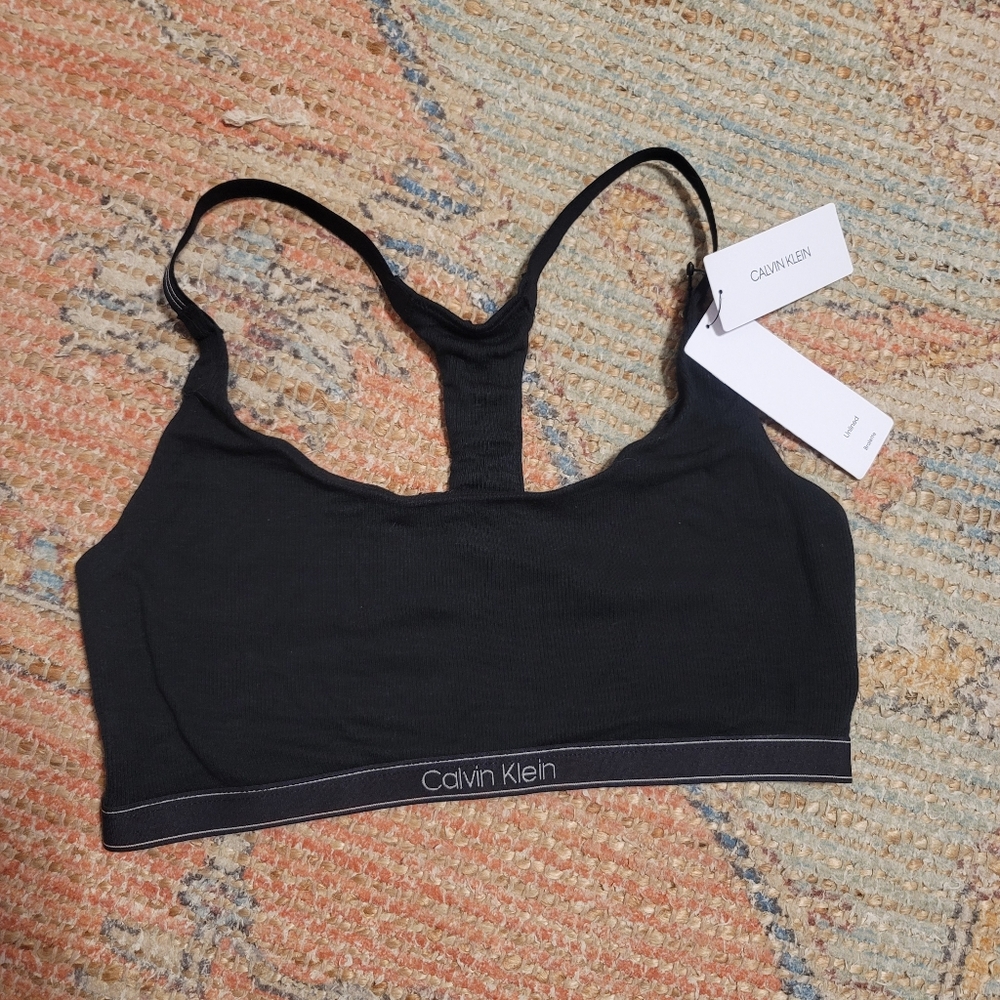 Calvin Klein Ribbed Unlined Bralette